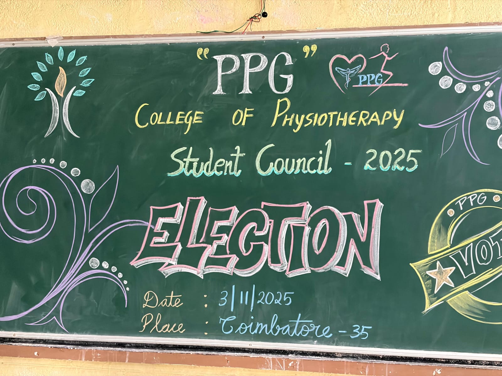 PPG COLLEGE OF PHYSIOTHERAPY - STUDENT COUNCIL 2025