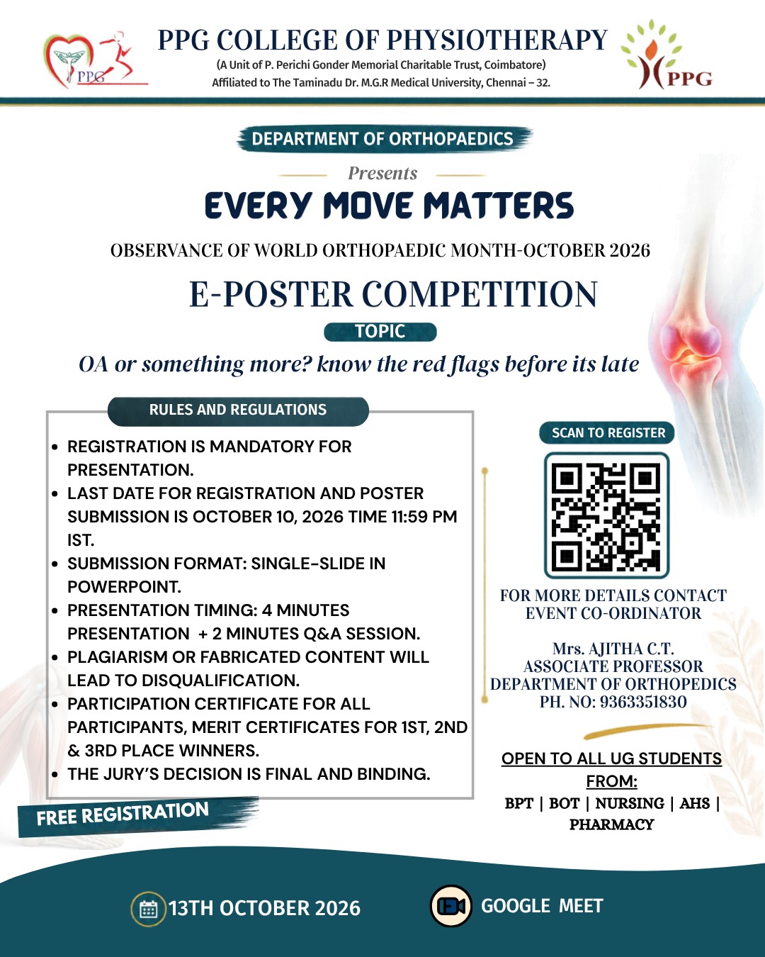 Every Move Matters – E-Poster Competition