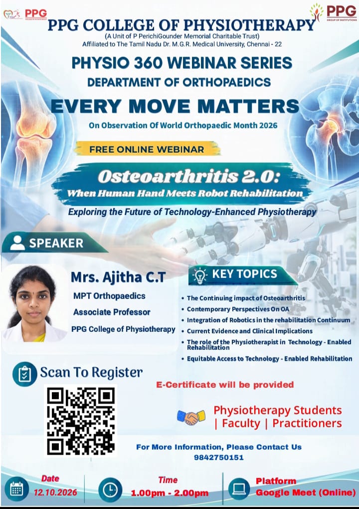 Physio 360 Webinar Series – Every Move Matters
