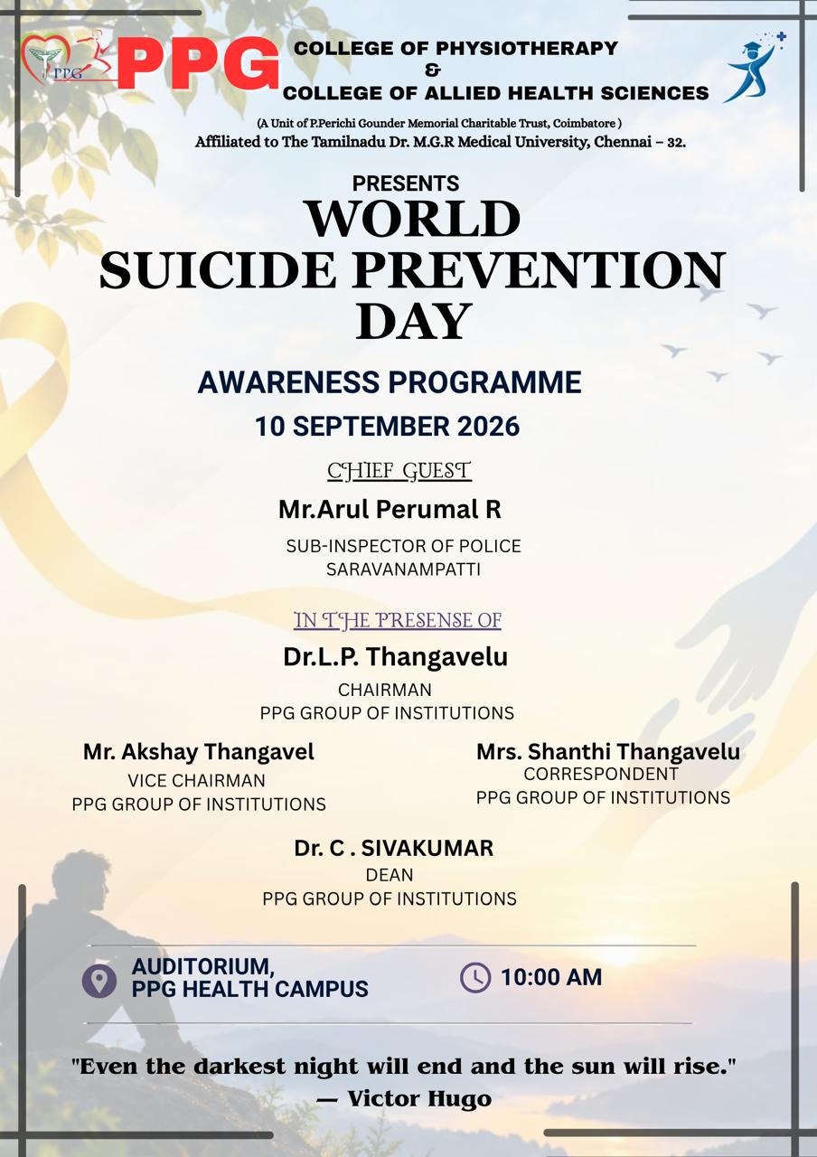 WORLD SUICIDE PREVENTION DAY AWARENESS PROGRAMME