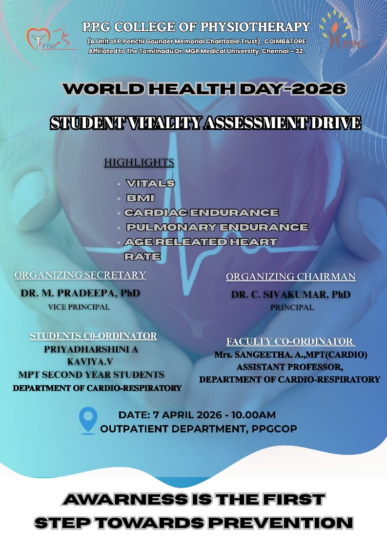 WORLD HEALTH DAY-2026 STUDENT VITALITY ASSESSMENT DRIVE